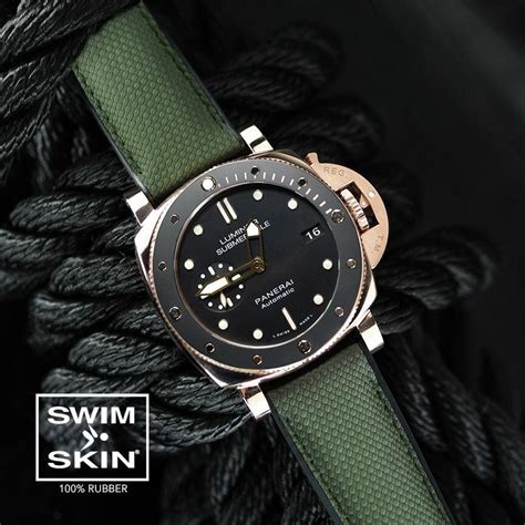 panerai official rubber strap|Panerai rubber strap 42mm.